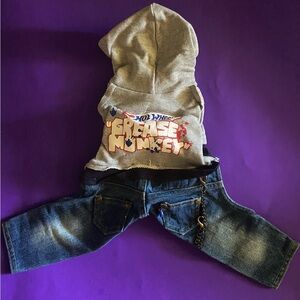 Hot Wheels Dog Overalls Size Xs. Brand New in Packaging & With Tags.